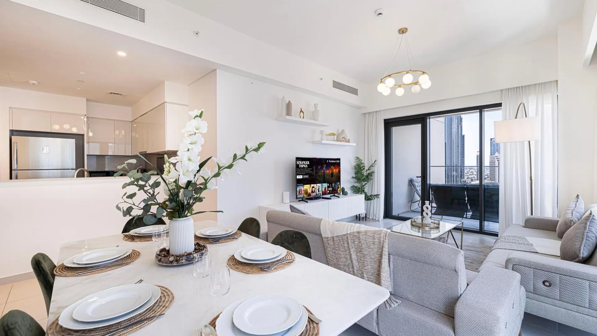 Stunning 2Br Full Burj Khalifa Views 5Min Walk To Dubai Mall Apartment